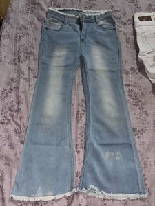 Light Wash Flare Jeans
