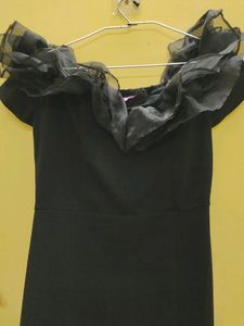 Black Party Wear Bodycon Dress