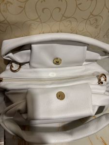 Stylish White Hobo Bag