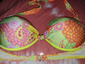Vibrant Floral Bikini Top