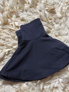 Cute Dark Skirt with Embellishment
