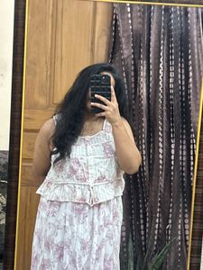 Flowy Floral Button-Up Blouse