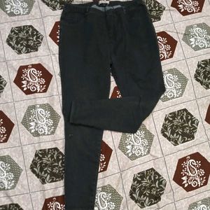 Classic Dark Grey Stretch Denim Jeans