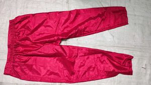Vibrant Red Silk Palazzos