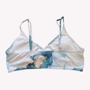 Trendy Abstract Print Bralette Top