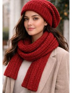 Cozy Cable Knit muffler