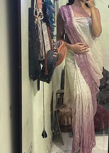 Ready To Wear Saree Sequins