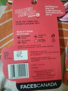 FACES CANADA Water Melon Color Balm pack of 5