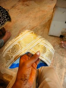 Ornate Gold & White Hat 😍