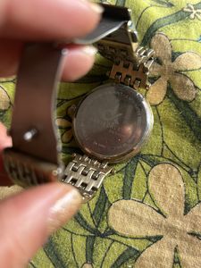 Daniel Klein Chronograph Golden Diamond Wrist Watc