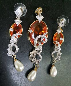Interchangeable Stone Earrings &amp; Pendants