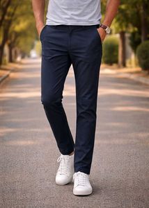 Men's Charcoal Chinos