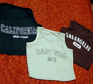 Retro Vibe Crop Tops – Set of 3 | California Cool