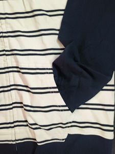Striped Levi's Zip-Up Hoodie