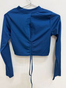 Shein Royal Blue Activewear Top