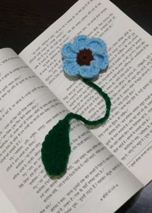 Handmade Crochet Flower Bookmark