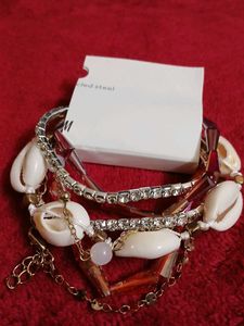 H and M Set of 7 bracelet stack