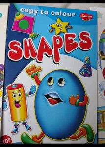 Sawan Shapes Copy to Colour Book