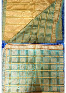 Combo 2 Set Saree Heavy Work With Blouse Kanjeevar