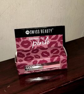 Swiss Beauty - Hold Me Matte Liquid Lipstick, Shade- 03 Squeeze Me Pink, 12-hr Stay