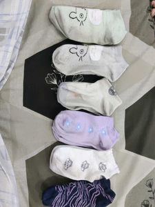 Cute Ankle Socks - Pack of 6