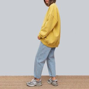 Yellow Fleece Sweatshirt