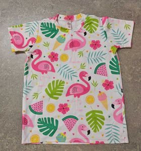 Cute Flamingo Co-ord Set 4-5years