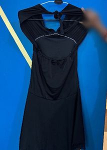 Elegant Black Dress with Embellishments