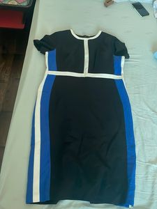 Stylish Color Block Sheath Dress