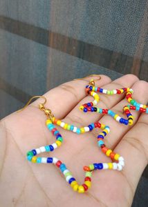 Star Beaded Earrings