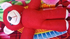 Cute Red Teddy Bear Plush Toy