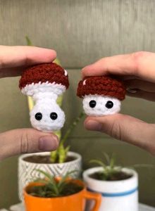 Cute Crochet Mushroom(1 piece)