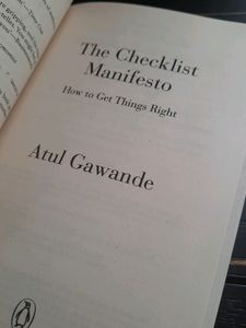 The Checklist Manifesto by Atul Gawande