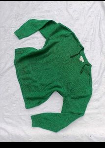 H&M Green Cozy Knit Sweater