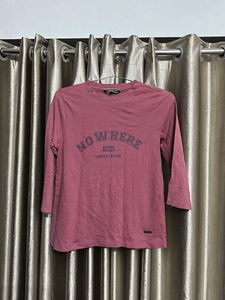 Casual Pink Graphic T-Shirt