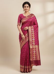 Elegant Pink Saree