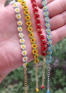 Daisy Beaded Bracelet- Pack Of 2