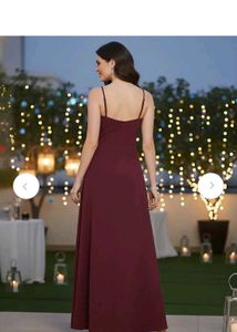 Elegant Maxi Dress with High Slit