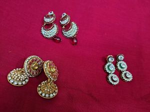 Stunning Indian Earrings Set