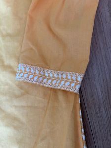 Beautiful yellow Embroidered Kurta
