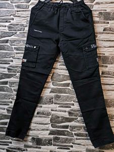 Men's Black Cargo Pants