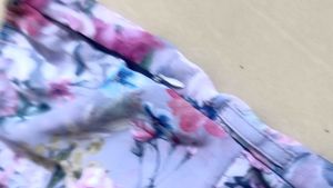 Floral Print Strapless Maxi Dress