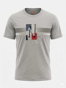 Unisex Grey Graphic T-Shirt