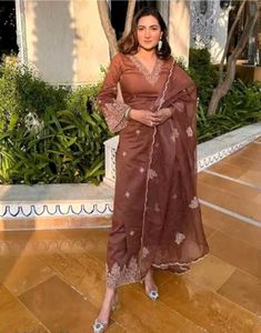 Brown kurta set