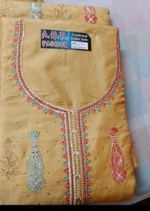 Embroidered Unstitched Ladies Suit
