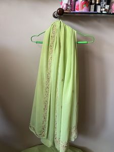 Botique Light Green Flowy Tunic Top