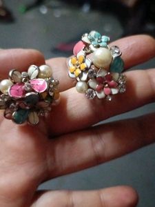 Floral Multi Rings Combo