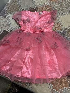 Sparkling Pink Party Gown