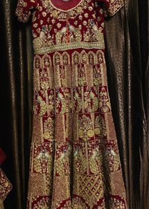Dabka 3 piece Pakistani gown