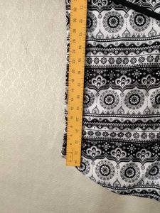 Retro Black &amp; White Patterned Shirt